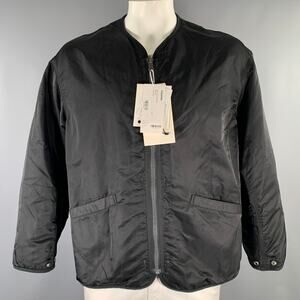 VISVIM Size M Black Nylon Reversible Jacket